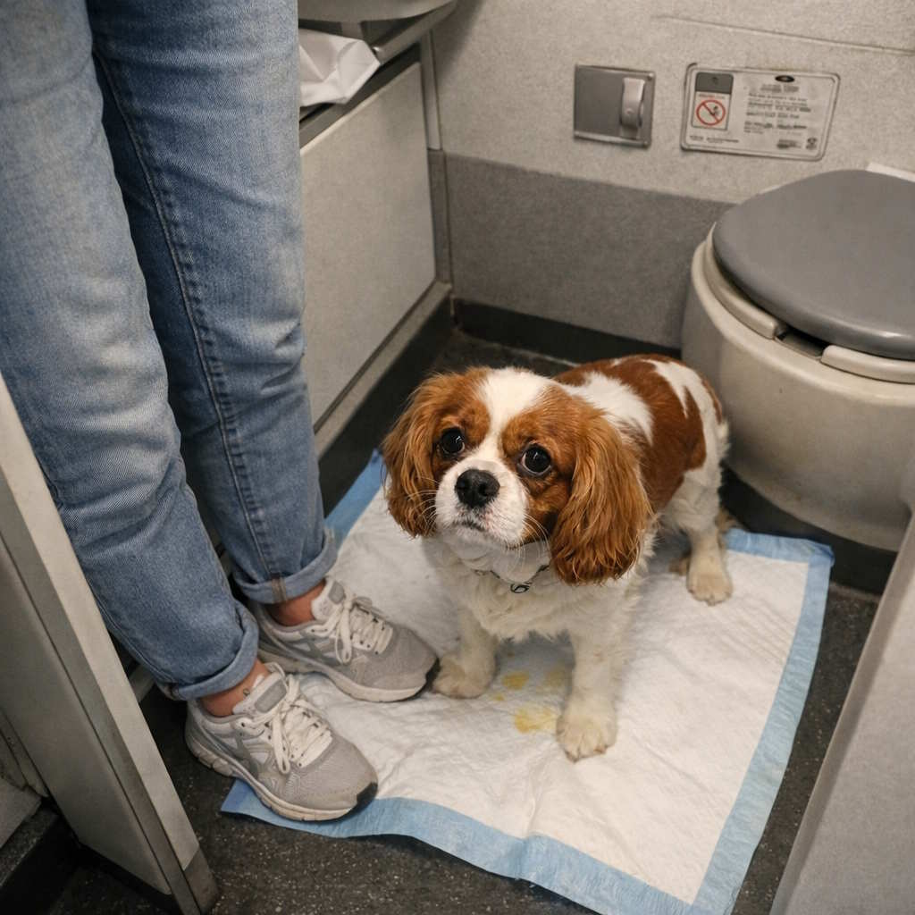 А&nbsp;что если вашей собаке нужно в&nbsp;туалет во&nbsp;время полета?